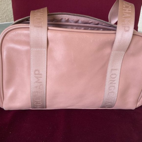 Longchamp Leather Pink shoulder bag, gently used - Picture 4 of 6